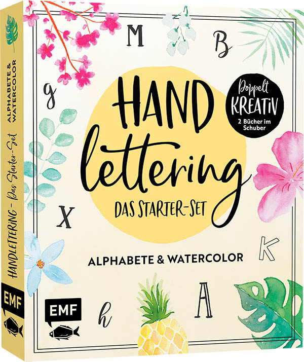 Malanleitung Handlettering Lesezeichen EMF Verlag